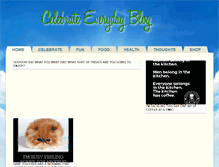 Tablet Screenshot of celebrateeverydayblog.com